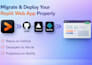 migrate replit web app to github vercel netlify replit web app transfer